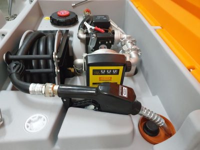 Mobilná nádrž na naftu DT-MOBIL 980 litrov, 230V PREMIUM / NAVÍJAČ
