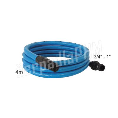 Sacia hadica PVC DN 19 / 4m - závit 1"